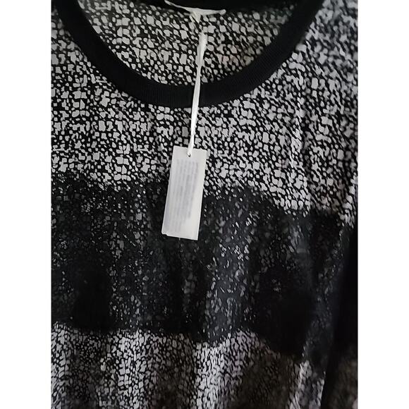 Gold Hawk Womens Silk Lace Long Sleeve Blouse Top Large NWT A116 excellent New - Picture 2 of 5